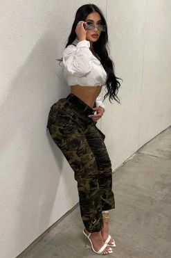Fashion Nova Operation Cargo Joggers - Camouflage