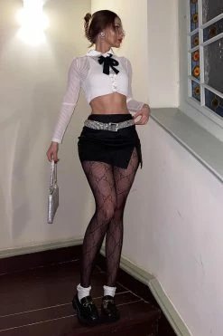 Fashion Nova Skirts & Skorts Reckless Night PU Leather Skort - Black