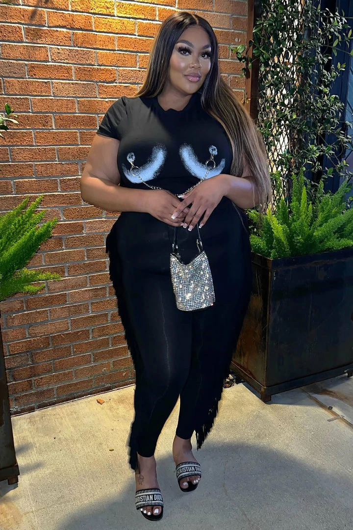 Deals π€© Fashion Nova Leggings Shake It Like A Fringe Shaker Legging - Black π 7 Fashion Nova Leggings Shake It Like A Fringe Shaker Legging - Black