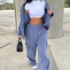 Fashion Nova Pants Step It Up Cargo Jogger - Indigo