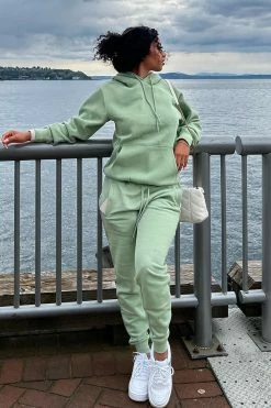 Fashion Nova Sweatpants Stole Your Boyfriend's Oversized Jogger - Sage