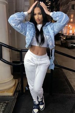 Fashion Nova Stole Your Boyfriend's Oversized Jogger - White