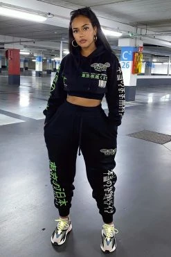 Fashion Nova Taking Over Sweatpants - Black