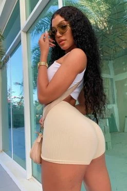 Fashion Nova Uncomplicated Seamless Shorts - Nude