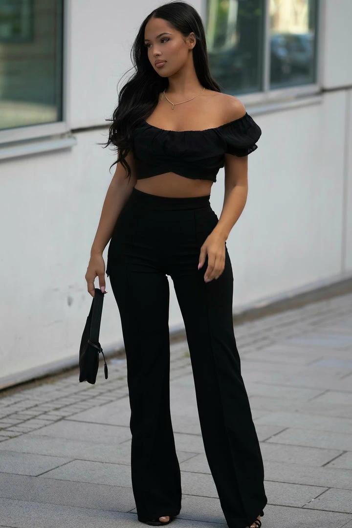 Wholesale ๐ Fashion Nova Victoria High Waisted ๐ Dress Pants - Black โญ 8 Fashion Nova Victoria High Waisted Dress Pants - Black