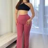 Fashion Nova Victoria High Waisted Dress Pants - Mauve