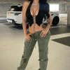 Budget 🌟 Fashion Nova Yes Ma'am Cargo Joggers - Olive 😀 2 Fashion Nova Yes Ma'am Cargo Joggers - Olive